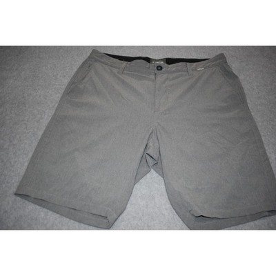 Linksoul Golf Shorts Mens 36 Gray Boardwalker Perforated Performance Hybrid