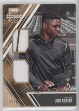 2017 Panini Elite Extra Edition Dual Materials Holo Gold 75/99 Luis Robert 1gt6