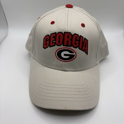 Georgia Collegiate Hat Hook & Loop Back Tan Football  Bulldogs