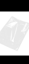 100 Plain Candy Floss Bags Clear 100 gauge 12 x 18