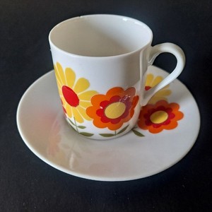 Mug Vintage Arcopal Singe - Blanc, Verrerie Occasion