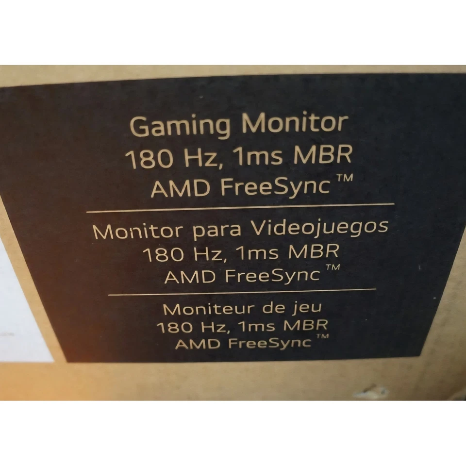 LG UltraGear 27GS40W 27 inch FHD 180Hz 1ms Gaming Monitor AMD FreeSync NEW - Image 3 of 4