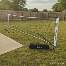 Durable A11N Pickleball Net System - Quick Assembly, Bright Color Design