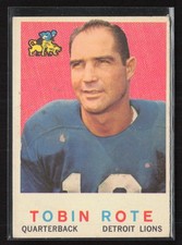 1959 Topps #170 Tobin Rote - VG Set Break!