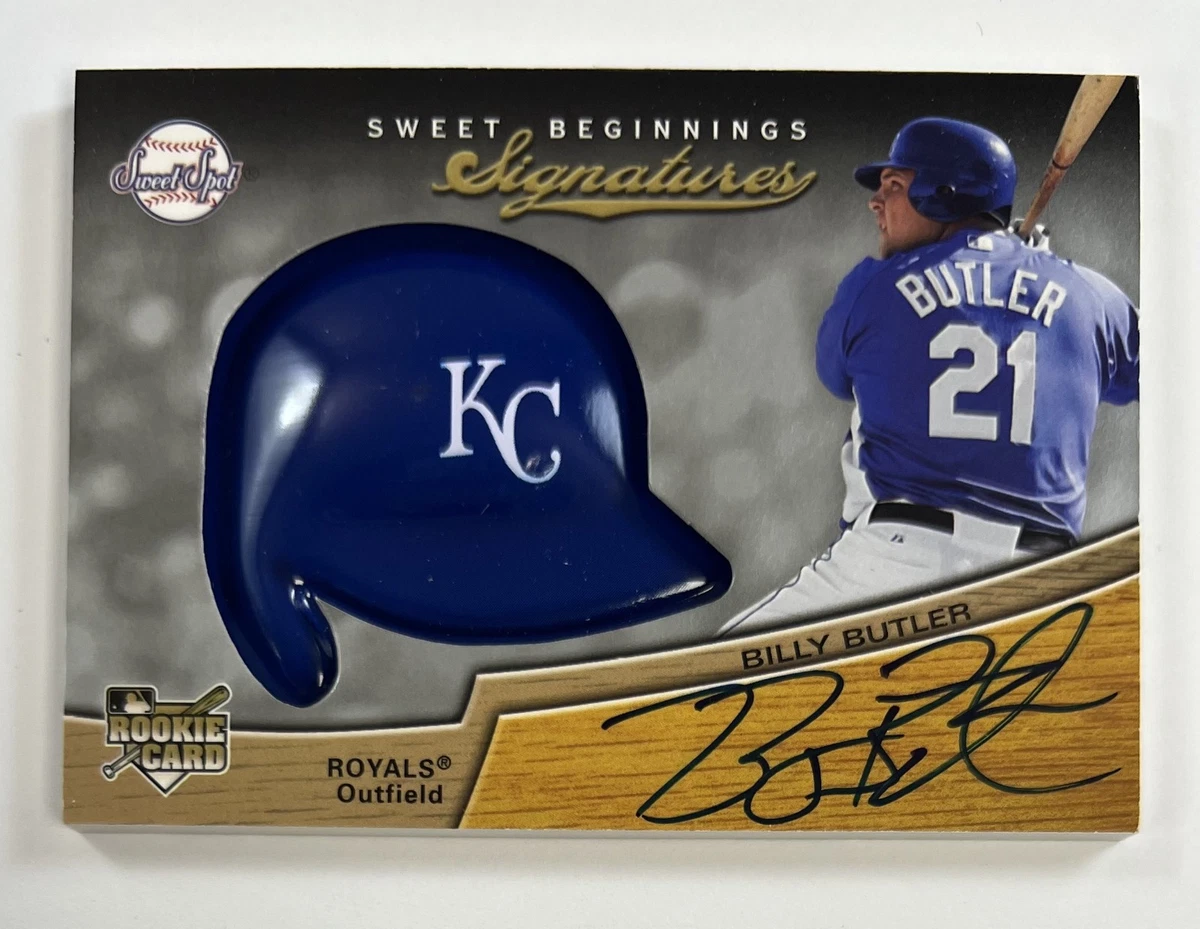 Billy Butler Autographed Baseball Sports Trading Cards 