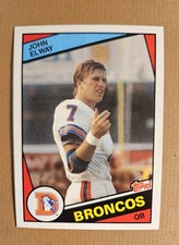 Stunning 1984 Topps John Elway #63 rookie (RC)  Iconic hobby card!