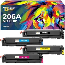 Toner Bank Compatible Toner Cartridge Replacement for HP 206A 206X