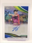 2025 Topps Chrome Tennis Blue Refractor Juncheng Shang #CA-JSG