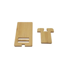 Desktop Bamboo Phone Holder Practical Wooden Smartphone Charging Stand Creative