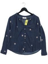 Pyrus Women's Blouse XS Blue Cotton with Other Basic