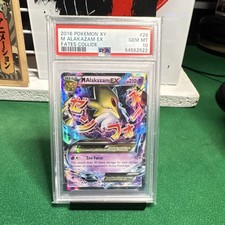 Pokemon TCG M Alakazam EX PSA 10 26/124 Fates Collide 2016 English Holo on eBay