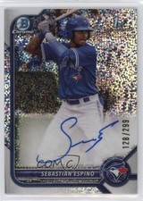 2022 Bowman Chrome Prospect Speckle Refractor 128/299 Sebastian Espino Auto 0tk7