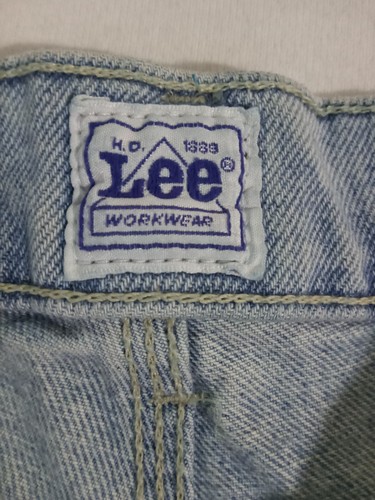 LEE Legendary Workwear Carpenter Jeans 29x32 Loose Fit Union Fade Light Blue NEW - Picture 4 of 12
