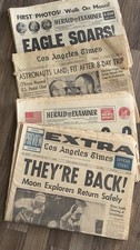 Vintage Newspaper - Apollo Landing On The Moon