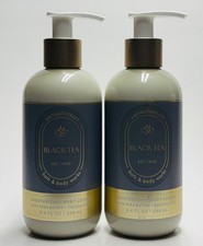 2 Bath Body Works Aromatherapy BLACK TEA Moisturizing Body Lotion Cream