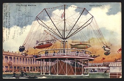 Ansichtskarte Volksfest, Earl´s Court, the Flying Machine 1905 