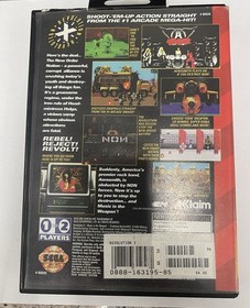Revolution X Aerosmith Sega Genesis No Manual Tested Cleaned