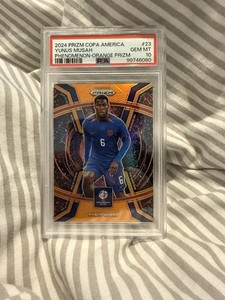2024 Panini Prizm CONMEBOL Copa America Phenomenon Orange 09/25 Yunus Musah #23