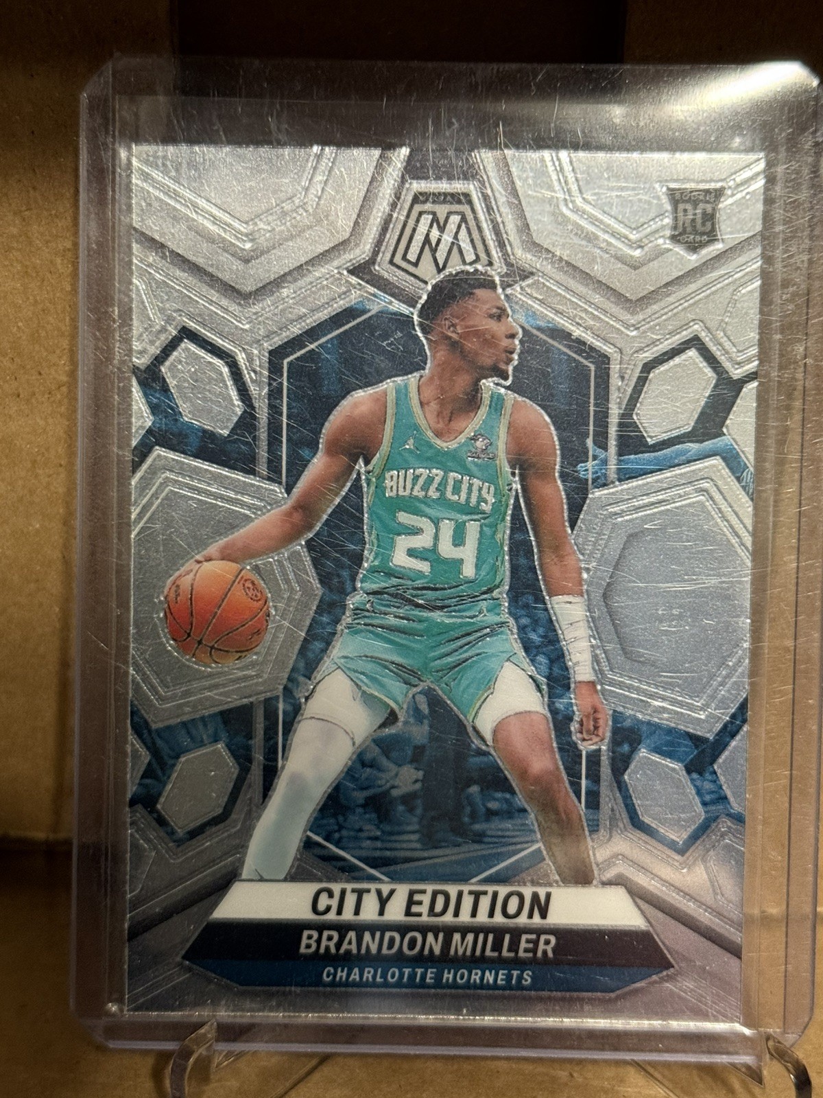 2023-24 Panini Mosaic #277 Brandon Miller RC Charlotte Hornets