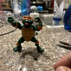 Vintage Teenage Mutant Ninja Turtle. Michelangelo Wind-up Figure 1989