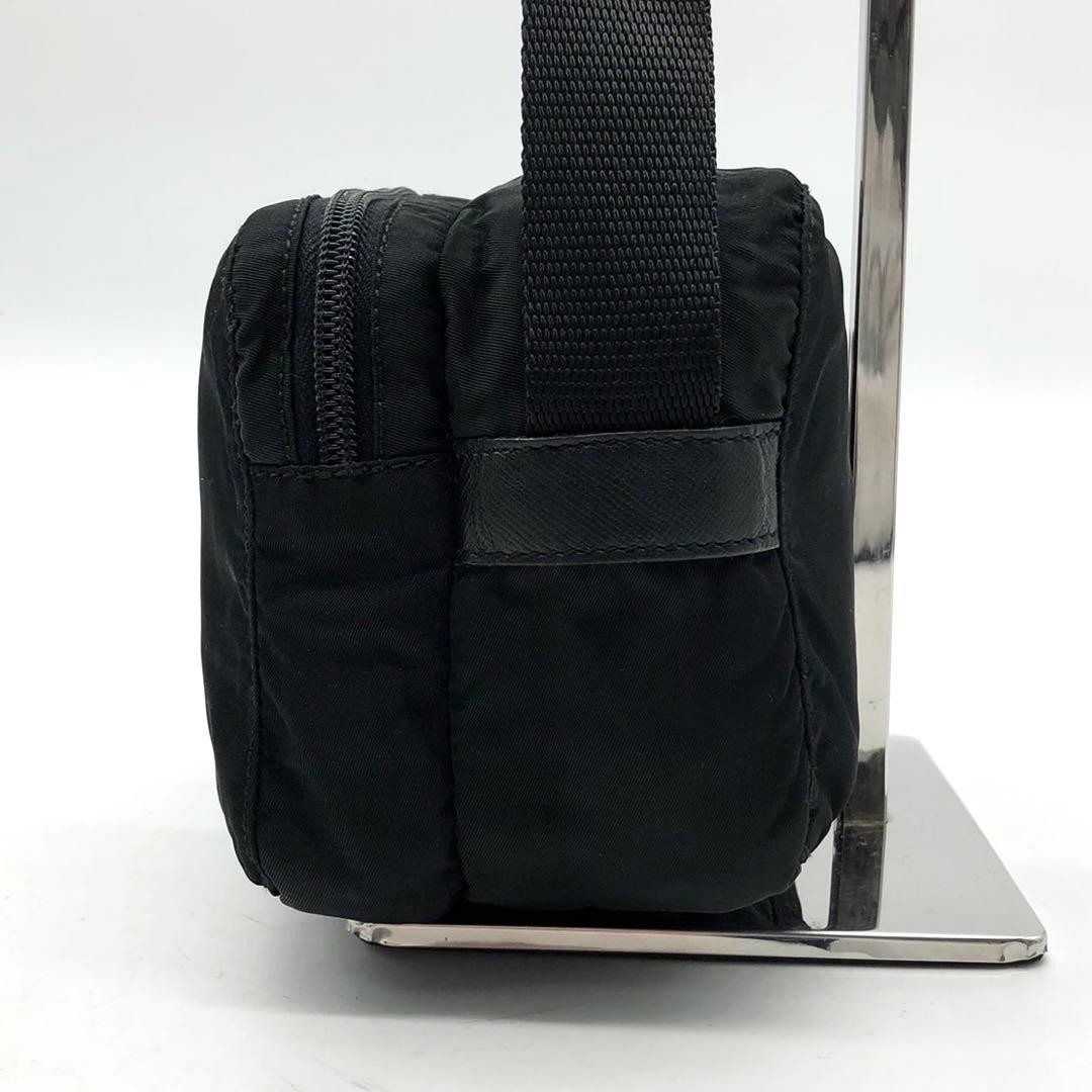 Rare and  Prada Shoulder Bag Mini Double Zip Triangle Logo Nylon thumbnail 4