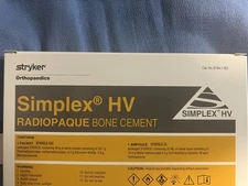 STRYKER 6194-1-001 Simplex HV Radiopaque Bone Cement Exp 10/2026 Free Shipping