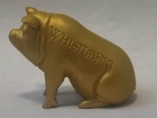 WhistlePig Whiskey Gold Silicone Pig Figurine