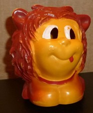 Vintage LEHMANN JONNY 914 friction lion toy 3", made in Western Germany some RUB