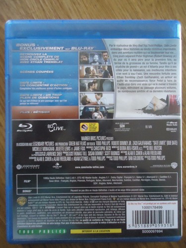 BLU-RAY * DATE LIMIT * Downey Jr Zach Galifianakis VERY BAD TRIP lustige KOMÖDIE - Bild 2 von 2