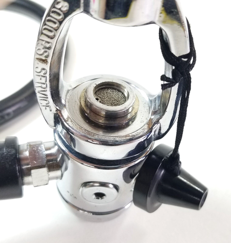 US Divers Aqua Lung SE3 Regulator Set Scuba 1st, 2nd Stage Yoke #4881 - Picture 11 of 19
