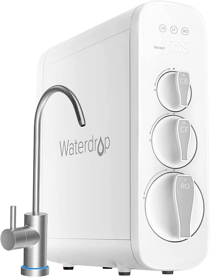 Waterdrop G3 Reverse Osmosis System Tankless -Certified Refurbished