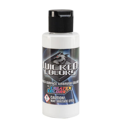 (245,83 /1l) Createx Wicked - W017 High Gloss White - 60ml Airbrush Farbe 116017