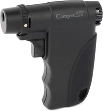 NEW WINDMILL Lighter Camper 3 Burner Flame Windproof W14 Black Brand new