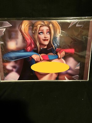 Totally Rad Life of Gloria Alice Rauch Harley Quinn Topless Rare