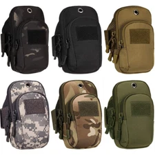 Tactical Large Arm Bag Running Fitness Cell Phone Pouch Outdoor Sports Wrist Bag