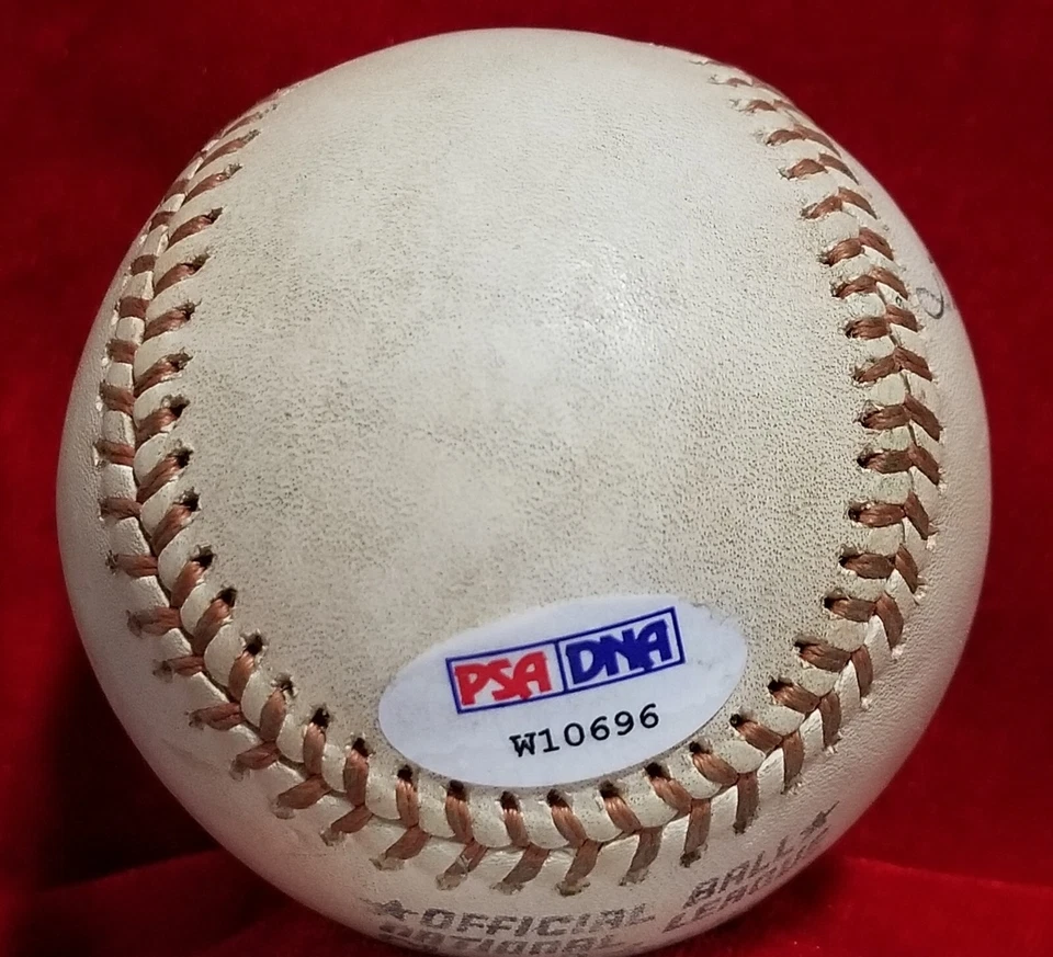 1974-76 FRANK ROBINSON Signed ONL Game Ball Angels Indians Team HOF Auto 70s vtg - Image 4 of 4