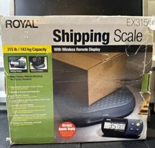Royal Ideas EX315W Shipping Scale 315 Lb With Wireless Remote Display
