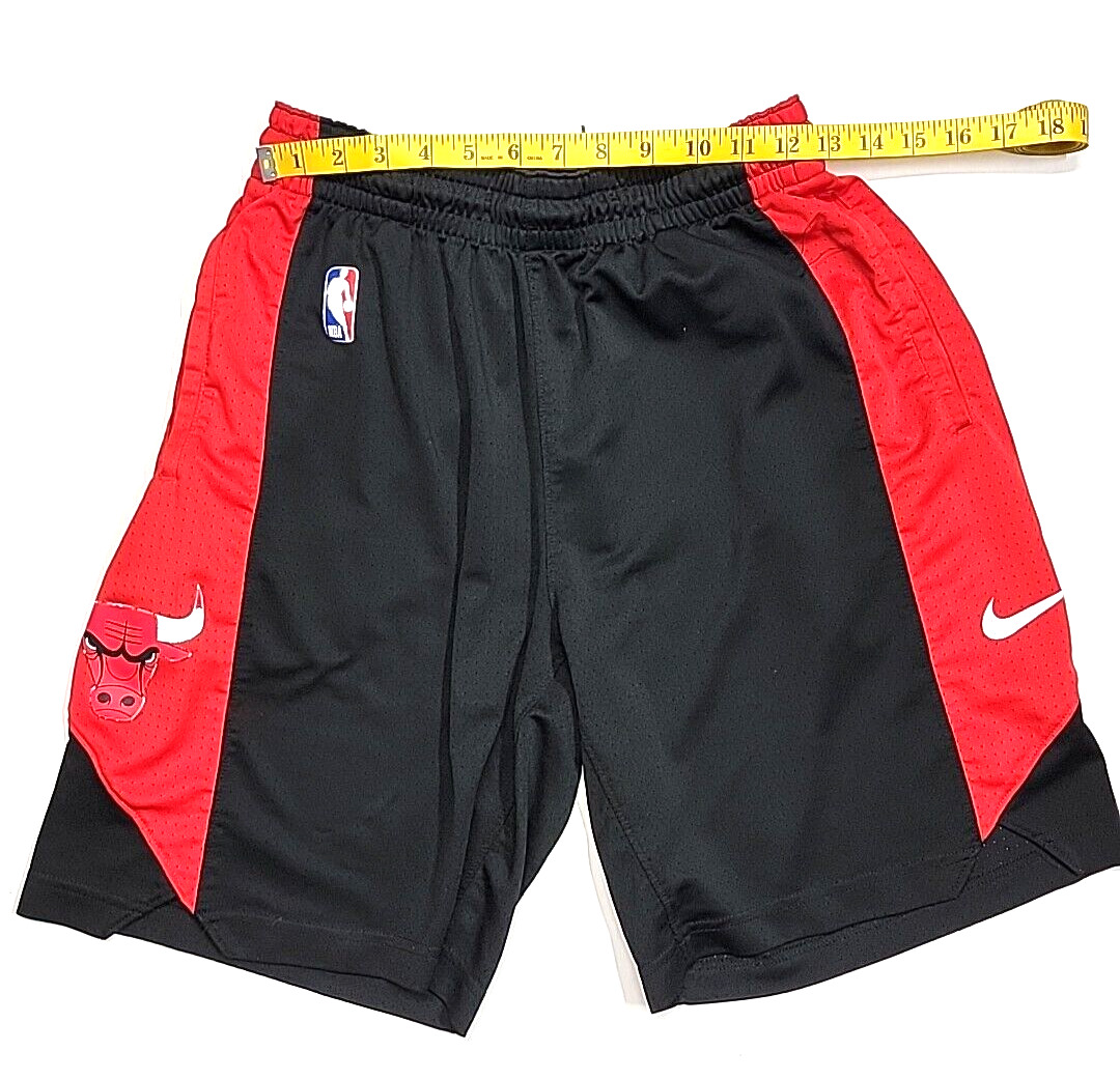 Nike Dri Fit NBA Chicago Bulls Black Red Basketba… - image 2
