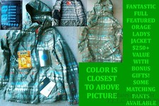 Ladys 10,000mm Hjw-81-09 Orage Bianca Snowboard/winter/ski Jacket-$250+v!-sz=s