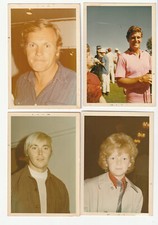 Lot of (4) Vintage 3.5x5 Photographs Photos Snapshots Hunter Stack Cole Whitaker