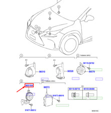 LEXUS NX MK1 Anti Theft Alarm Siren 8656042010 NEW GENUINE