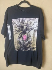 Gus Fink ADHD Spencer's Tree Head ART Street wear Graphic Tee SZ L- NWT
