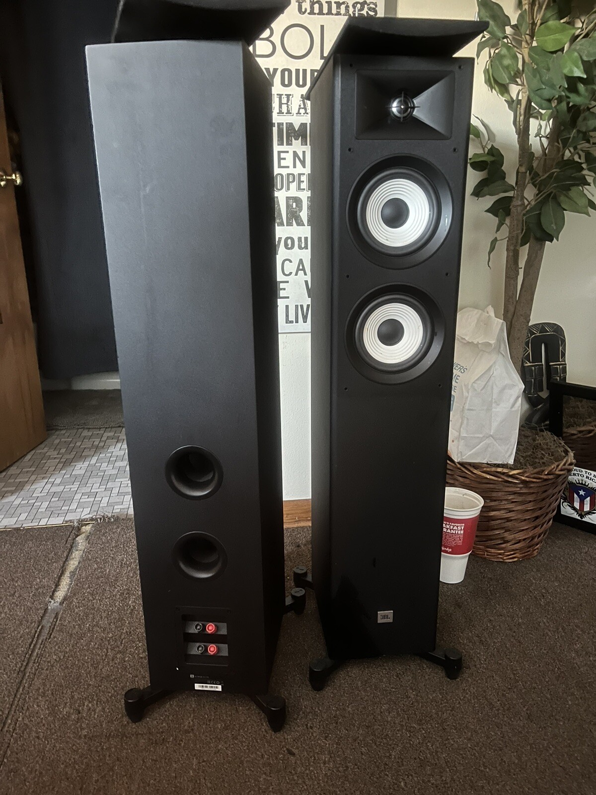 tower speakers pair used JBL A170 eBay