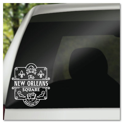 6'' Disney Park Disneyland New Orleans Square NOS Vinyl Decal Sticker