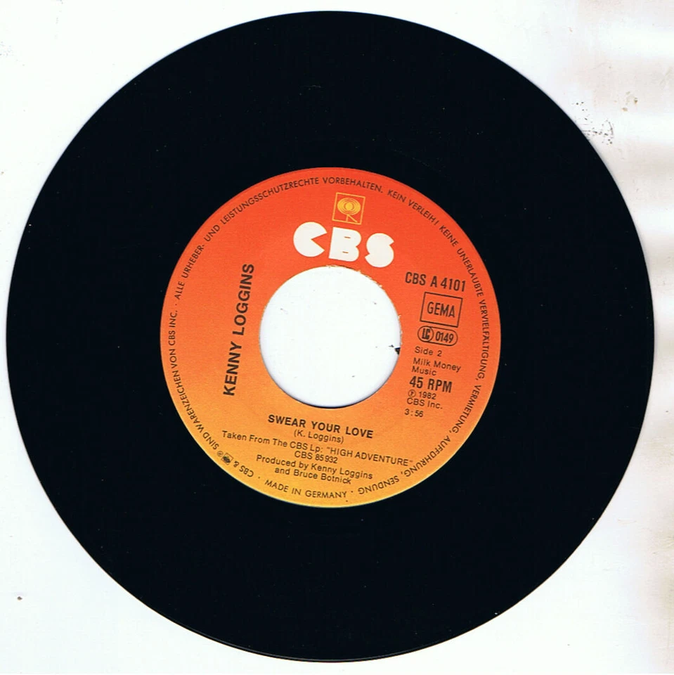 KENNY LOGGINS 7" SINGLE FOOTLOOSE - Bild 4 von 4