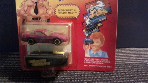 MINT SEALED 1990 ERTL SPEED STRIPS - SCORCHER IN CRANE MAN - SHERIFF PUCKETT - Picture 2 of 5