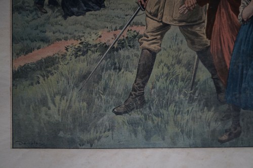 WW1 HORREURS ALLEMANDES Signé E. DAMBLANS (1865/1945) - Imagen 4 de 4