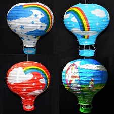 Lampenschirmen Papier Laternen Lampions Deko Hängeleuchte Heißluftballon 40cm