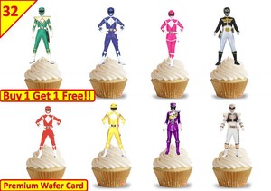 Home Furniture Diy 24 Power Rangers Stand Up Cup Cake Toppers Edible Birthday Party Decorations Kisetsu System Co Jp