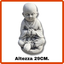 Statua da giardino per esterno scultura Buddha in cemento e pietra no marmo 29CM